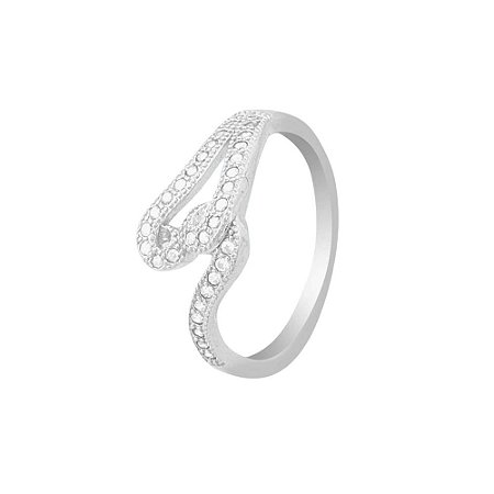 Anel Ondas Prata 925