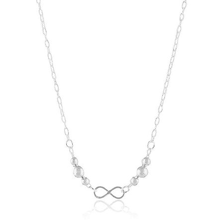 Choker Infinito Prata 925