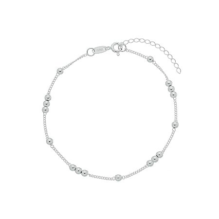 Pulseira Bolinhas Prata 925