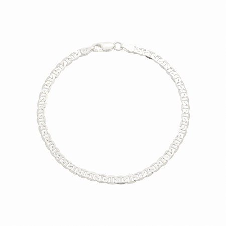 Pulseira masculina Lacre em prata 925