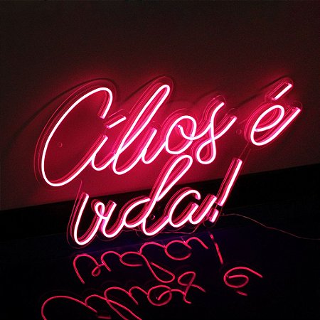 Neon Led - Cílios é Vida