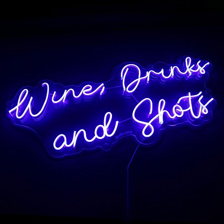 Neon Led - Wine drinks and shots