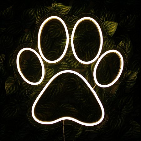 Neon Led - Pata de cachorro