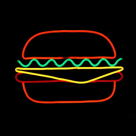 Neon Led - hamburguer