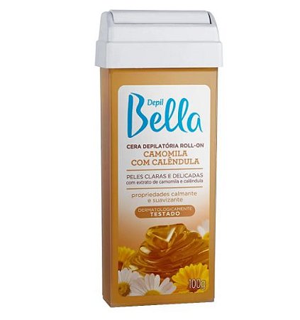 Cera Depilatória Depil Bella 100G Roll-On Camomila/Calêndula