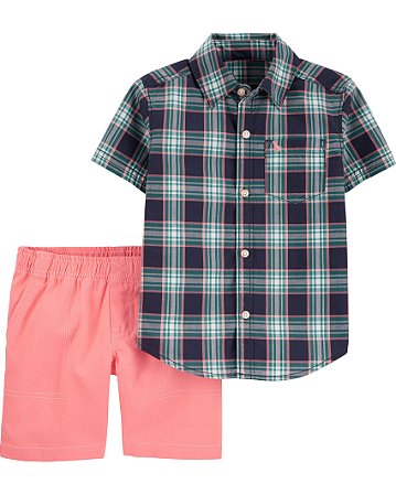 Conjunto Carter’s de 2 Peças - Xadrez