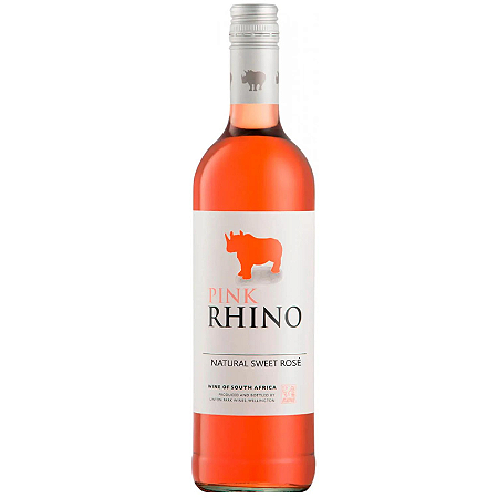 Vinho Pink Rhino Natural Sweet Rosé 750ml