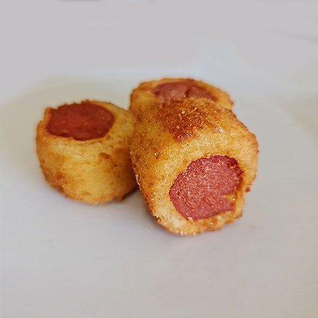 Salsicha Empanada Frito 25 Unid.