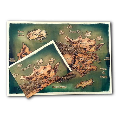 Mapa do Mundo de Bhardo