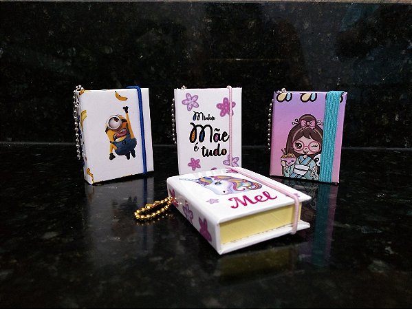 Chaveiro Post-it Personalizado escolha a capa