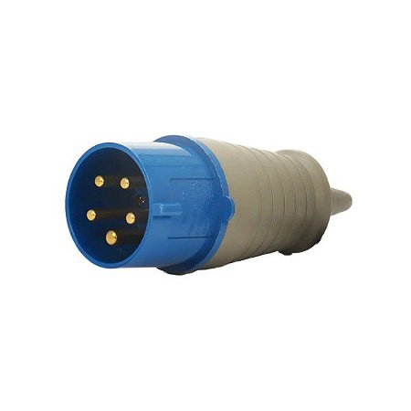PLUGUE INDUSTRIAL 3P+T+N 32A/220V AZUL 9H