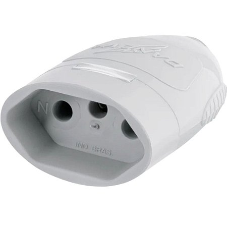 Plug Fêmea 2P+T 20A c/ Prensa Cinza Daneva