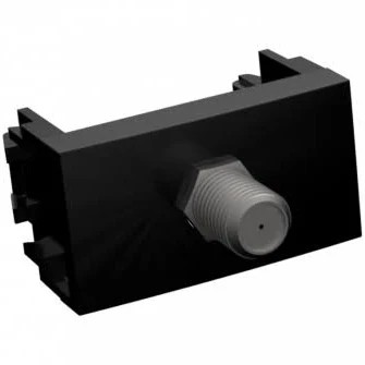 Módulo Coaxial Antena TV Preto - Pial Plus+