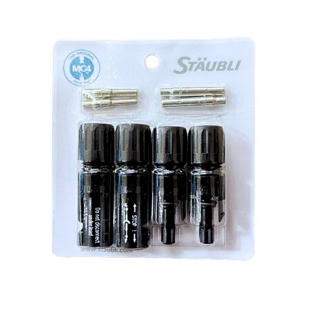 Conectores MC4 2Macho/2Fêmea  - Stäubli