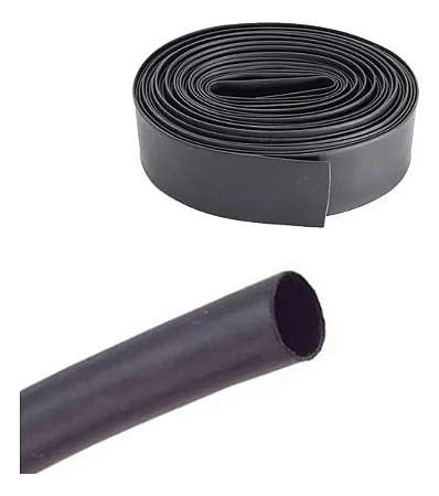 Tubo Termo Contrátil Preto 2" (50,8mm) - Metro