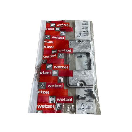 PLACA P/CONDULETE 1/2"-3/4" 2 ADJACENTES TPSA-02