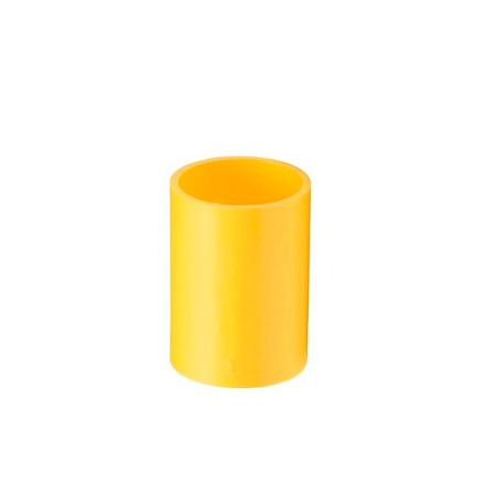LUVA PRESSÃO AMANCOFLEX 1" AMARELA (PACOTE - 10UN)