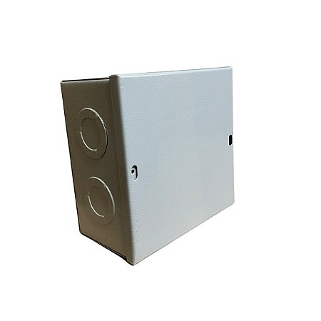 Caixa de Passagem Sobrepor 15X15X08 Cinza