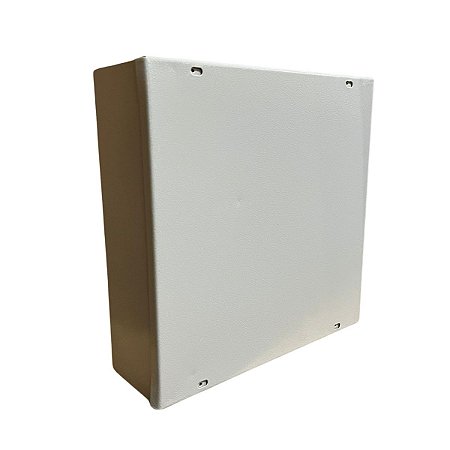 Caixa de Passagem Sobrepor 40X40X10 Cinza