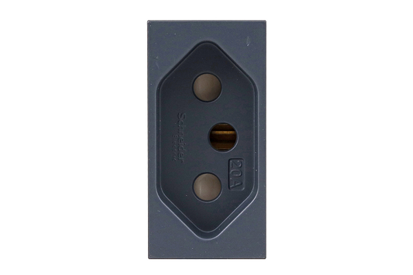 Modulo Tomada 20A 250V Stellar Black Orion Schneider