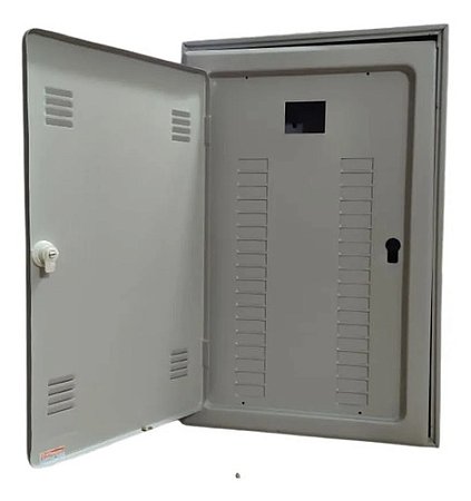 Quadro De Distribuição 36ul/nema Sobrepor C Barramento 100a Ferro