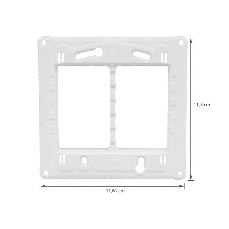Suporte 4X4 Para 6 Modulos Branco Orion Schneider