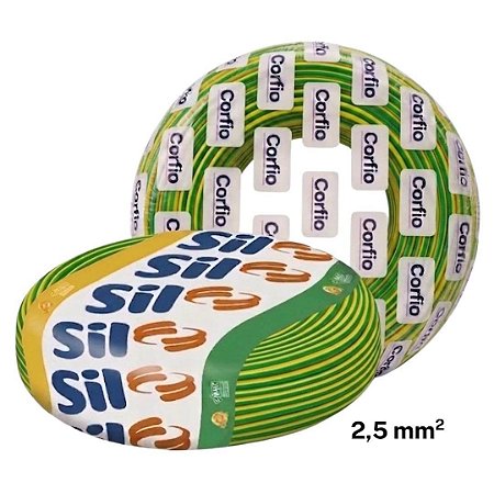 Cabo Flexivel 2,5mm Brasileirinho 100m Sil / Corfio