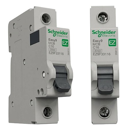 Disjuntor 1x16A C Monopolar 16A Curva C Schneider EASY9
