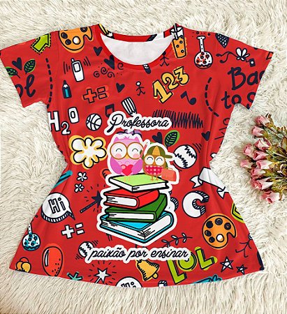 Blusinha Professora paixão por ensinar