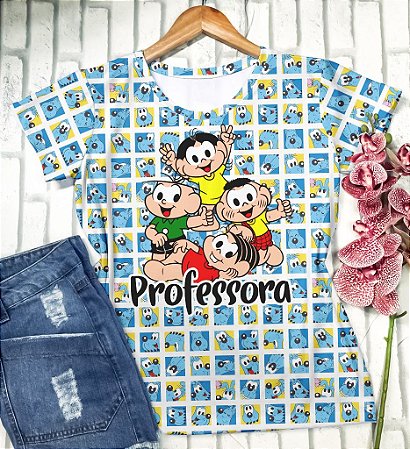 Blusinha Professora Turma da Mônica