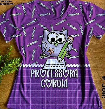 blusinha Professora coruja L3