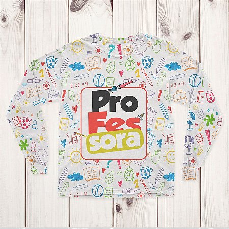 Blusinha Manga Professra