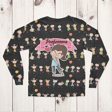 Blusinha Manga Professra