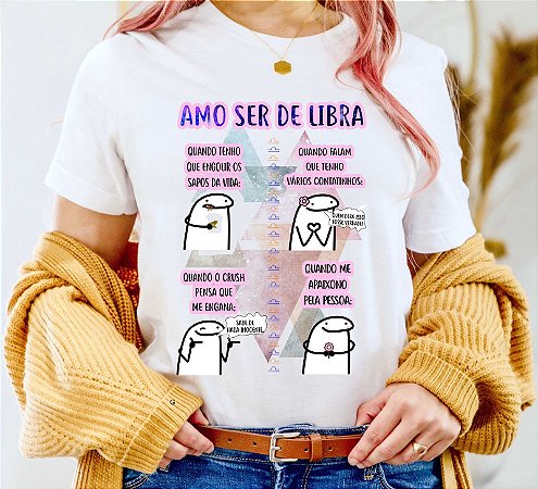 Blusinhas amo ser libra