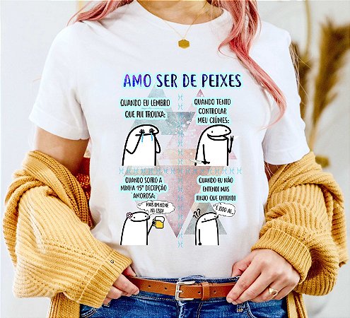 Blusinhas amo ser de peixes