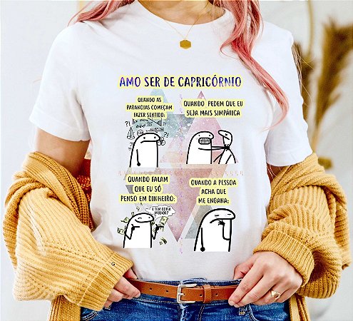 Blusinhas amo ser de capricórnio