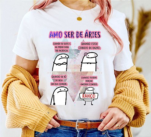 Blusinhas amo ser de áries