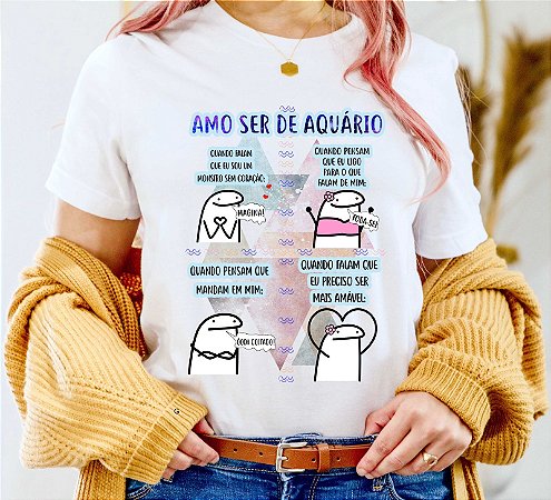 Blusinhas amo ser de aquário
