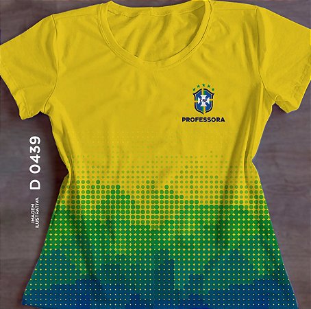 Blusinha Brasil Professora l3