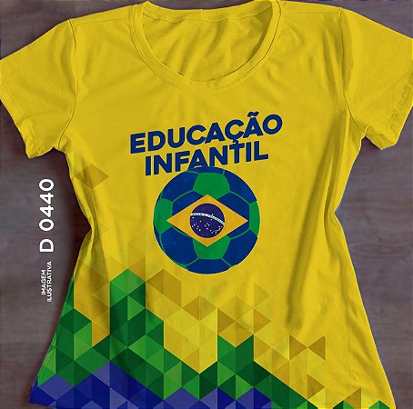 Blusinha Brasil Educação Infantil L3