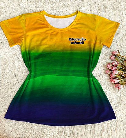 Blusinha Brasil Educação Infantil