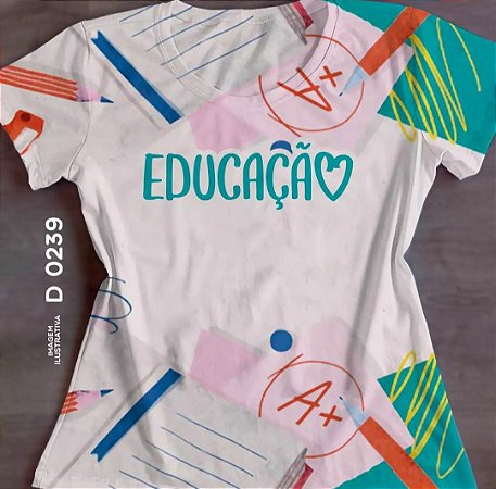 Blusinha Educação muda as pessoas L3