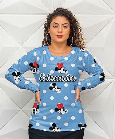 Blusinha Manga Professra