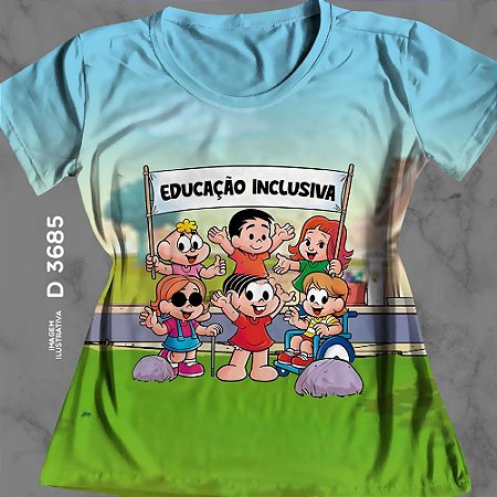 Blusinha Educação Inclusiva
