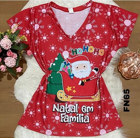 Blusinha Natal em família
