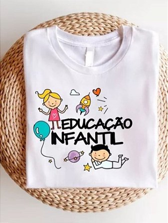 Blusinha educação infantil