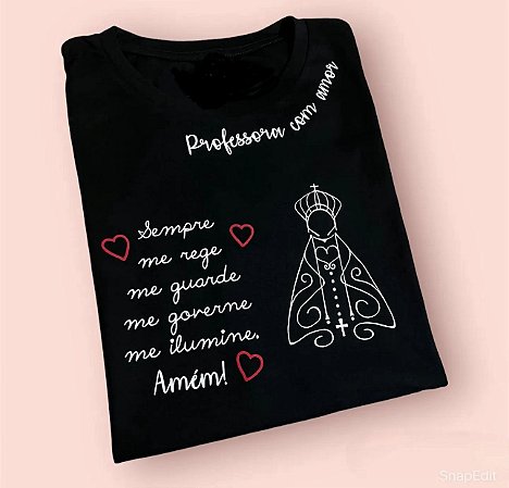 Blusinha Professora com amor