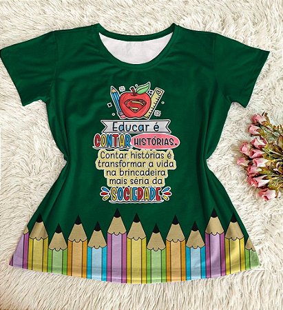 Blusinha Educar é contar histórias