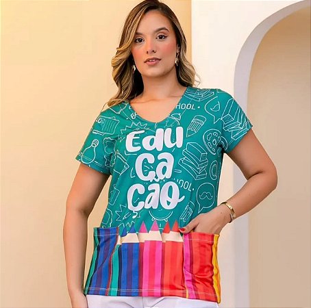 Bata com bolso Educação