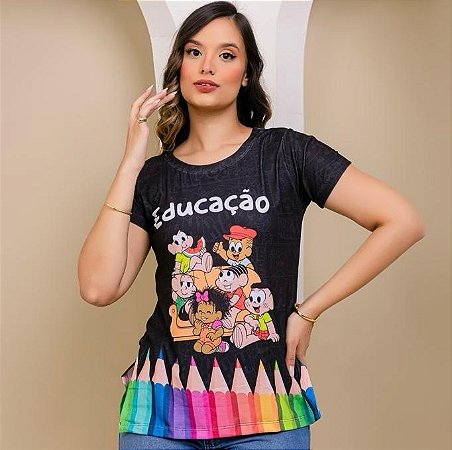 Blusinha educação